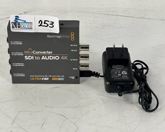 Blackmagic Mini Converter SDI to Audio 4k w/ Power Supply