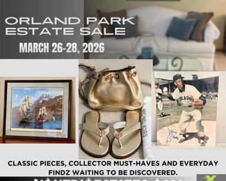XCNTRIC Orland Park Estate Sale March 26-28, 2026