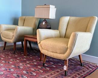 1950s Danish accent chair - pair