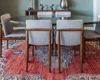 West Elm twill framework dining chair - 6