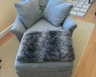 Verellen Camille chair and ottoman - 2