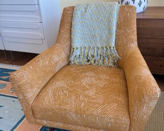 MCM style Jonathan Lewis swivel chair