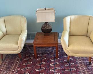 1950s Danish accent chair - pair
