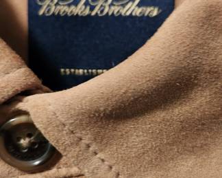 153. Brooks Brothers Suede Shirt