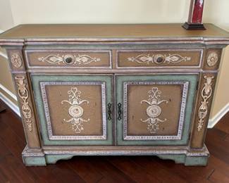 32. Painted Sideboard (58" x 17.5" x 40")