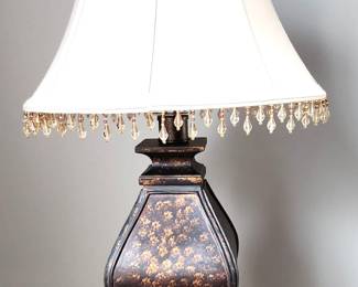 131. Black & Copper Color Lamp (24")