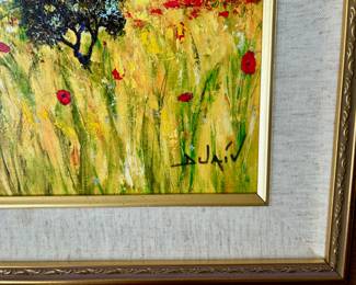 23. Signed Lithograph "Eternite" by Duaiv of Tropical Beachfront Home  