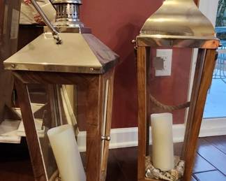  162. Pair of Silver Lanterns