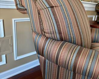 17. Pair of Huntington Roll Back Armchairs (36" x 38" x 38")
