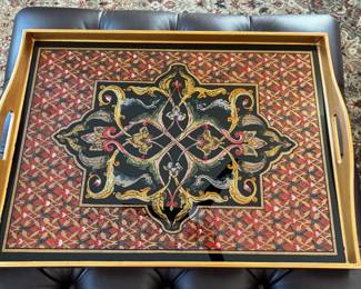 37. Robert M Weiss Peruvian Oversized Decorative Tray (32.5" x 24")