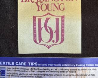 39. Bradington Young Manual Swivel Recliner (36" x 34" x 37") 