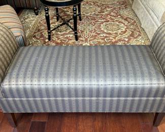 15. Fairfield Upholstered Bench w/ Rolled Arms (54" x 19" x 26")