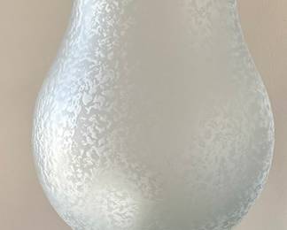 96. Frosted Glass Vase (19")