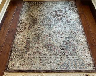 1. Brown & Gray Area Rug (3'6" x 5'3")