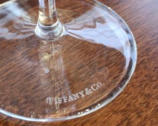 160. Pair of Tiffany Champagne Glasses