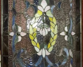161. Stained Glass Window Panel