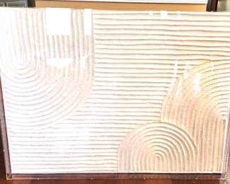 142. Multimedia Art in Plexiglass (39" x 29.5")