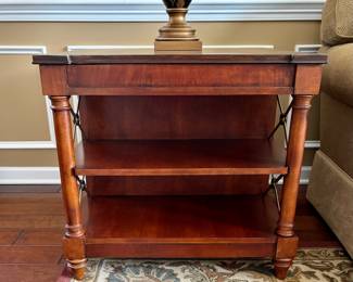 9. Hekman End Table w/ 4 Drawers (28" x 28" x 26")