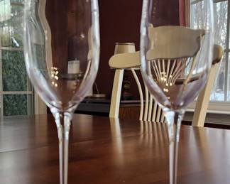 160. Pair of Tiffany Champagne Glasses