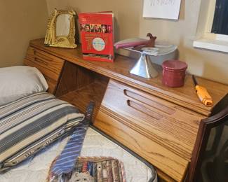 Queen solid wood headboard
$40