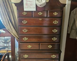 Kinkade look alike tall dresser
$250. Solid great shape