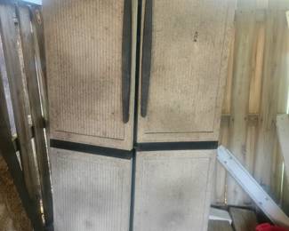 Older plastic storage cabinet 
$25