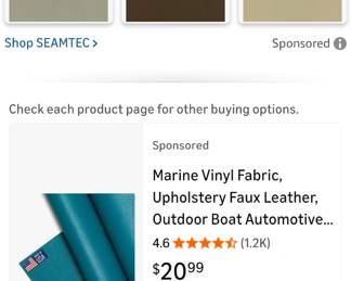 You can find the replacement vinyl cloth to repair the damaged piece on Amazon. 
WE DID NOT PURCHASE 