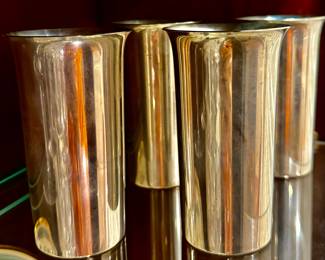 8 Wallace Sterling beakers