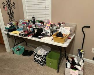 TOILETRIES, CANES, SOCKS