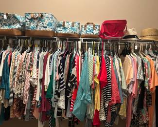 CLOTHING, BASKETS, HATS