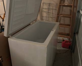 CHEST FREEZER.  UGLY BUT WORKS!