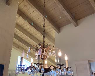 vintage classic chandelier with crystals