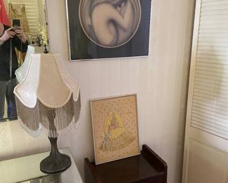 Vintage art deco lamp