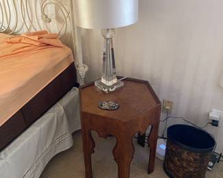 wood side table