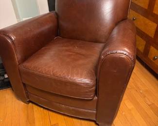 Pottery Barn leather chair