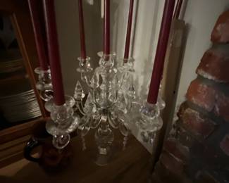Crystal candelabra 