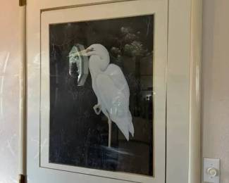 GB150Gerard F. Smith Print, Great White Heron