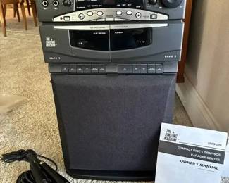 GB154Karaoke Machine  Microphones