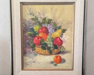 GB168Still Life Fruit Painting 
