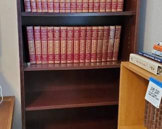 GB201Bookcase With Encyclopedias 