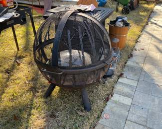 Cast iron fire pit, presale $60