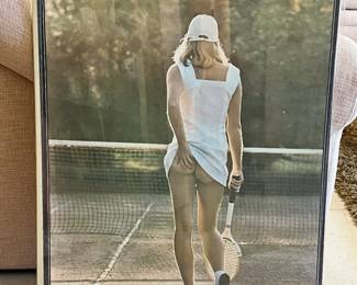 Our gal loved tennis and golf. This poster a classic! 1981