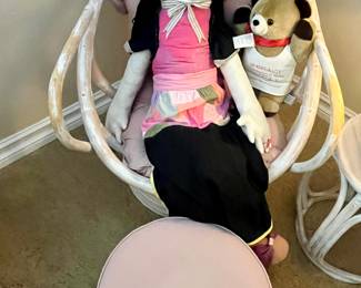 Pair of these chairs and ottomans