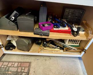 Loads of tools and tool boxes