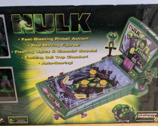 Hulk Pinball Machine in box