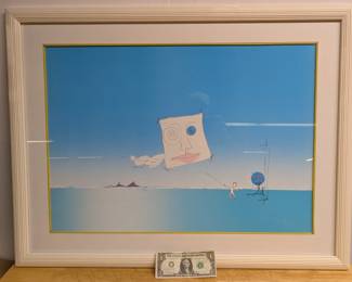 John Lennon The Kite framed print