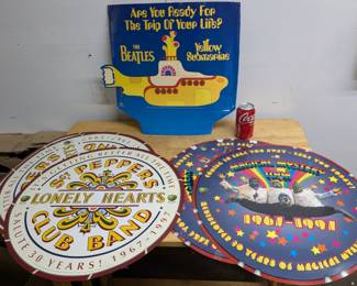 1997 Promotional Beatles posters and display