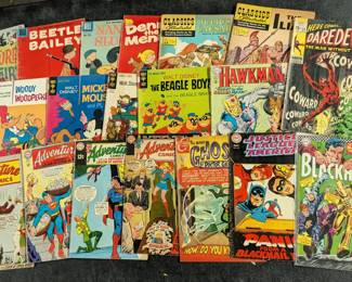 Vintage comic books