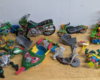 Teenage Mutant Ninja Turtles figures and vehicles