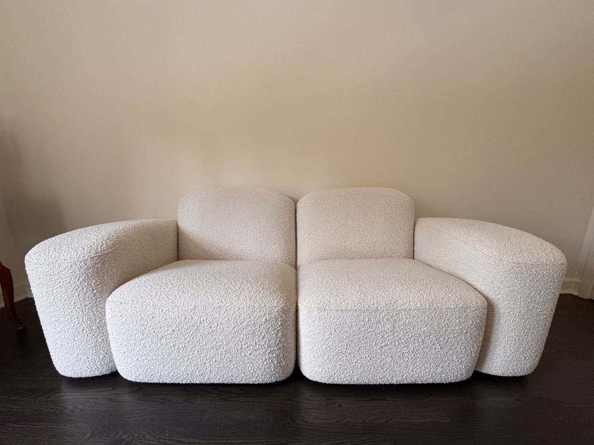 La Creme Muse Sofa, Design Within Reach. Measures 80" W x 38" D. Photo 1 of 4. 